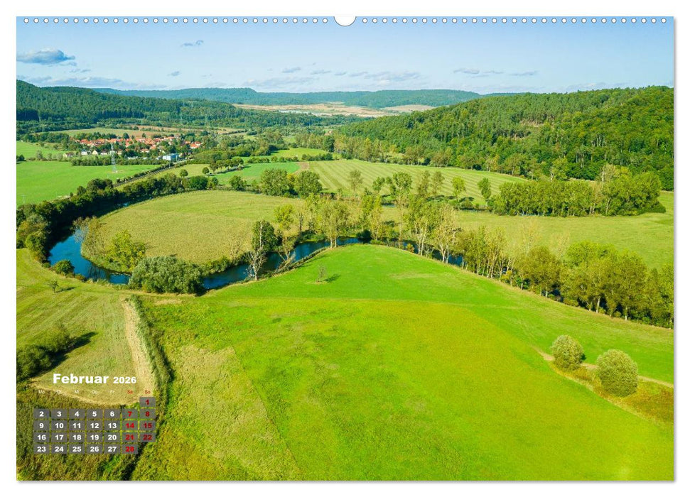 Die Werra in Hessen (CALVENDO Premium Wandkalender 2026)
