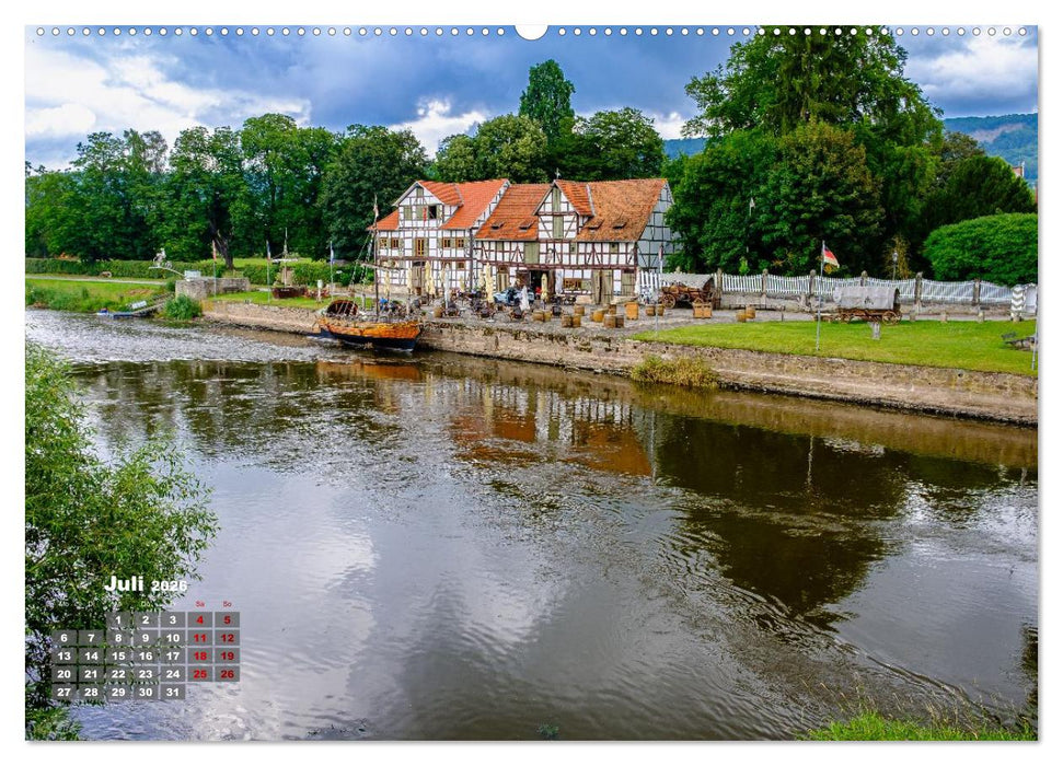 Die Werra in Hessen (CALVENDO Premium Wandkalender 2026)