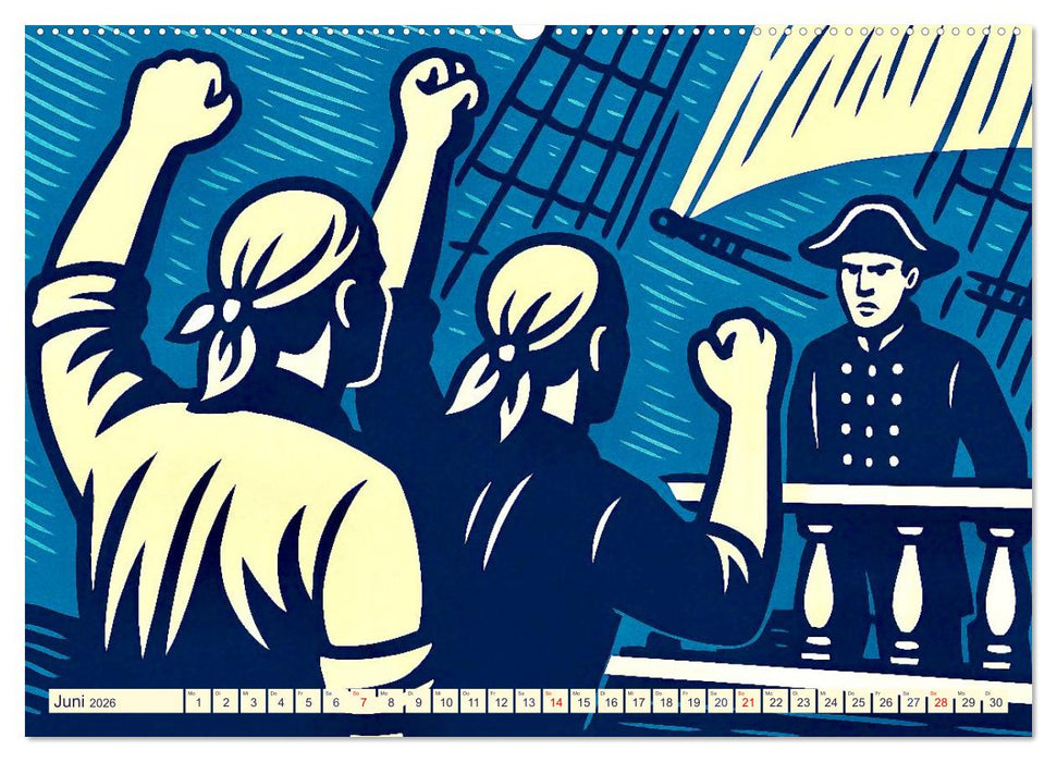 Das Meer in der Weltliteratur (CALVENDO Premium Wandkalender 2026)