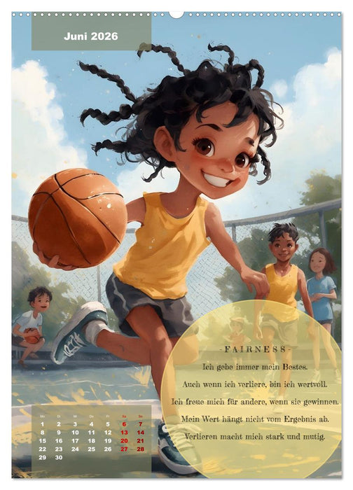 Ich mag mich! Kleine Zaubersätze für große Helden (CALVENDO Premium Wandkalender 2026)