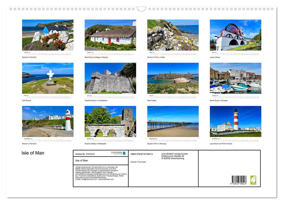 Isle of Man (CALVENDO Wandkalender 2026)