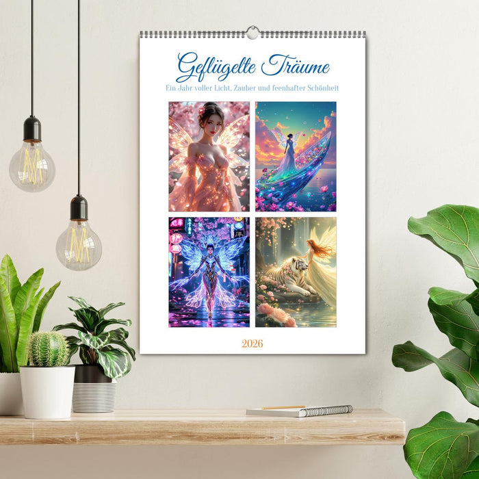 Geflügelte Träume (CALVENDO Wandkalender 2026)