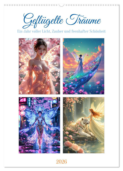 Geflügelte Träume (CALVENDO Wandkalender 2026)
