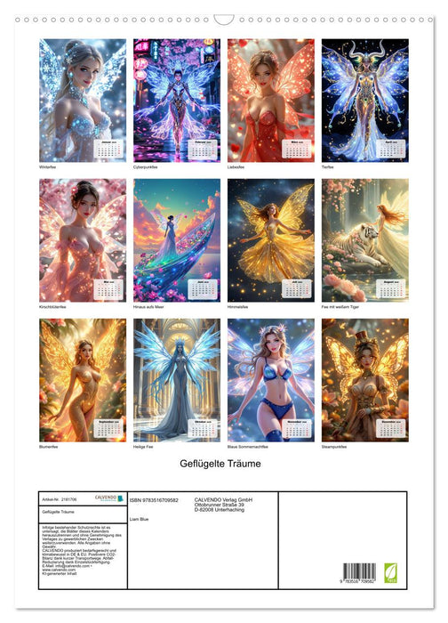 Geflügelte Träume (CALVENDO Wandkalender 2026)