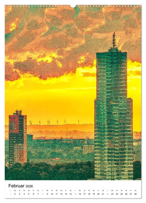 Köln "in Hochform" (CALVENDO Premium Wandkalender 2026)