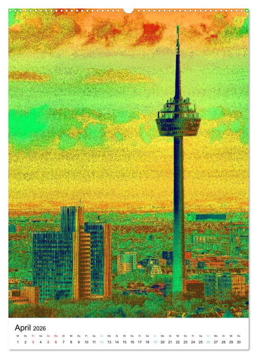 Köln "in Hochform" (CALVENDO Premium Wandkalender 2026)