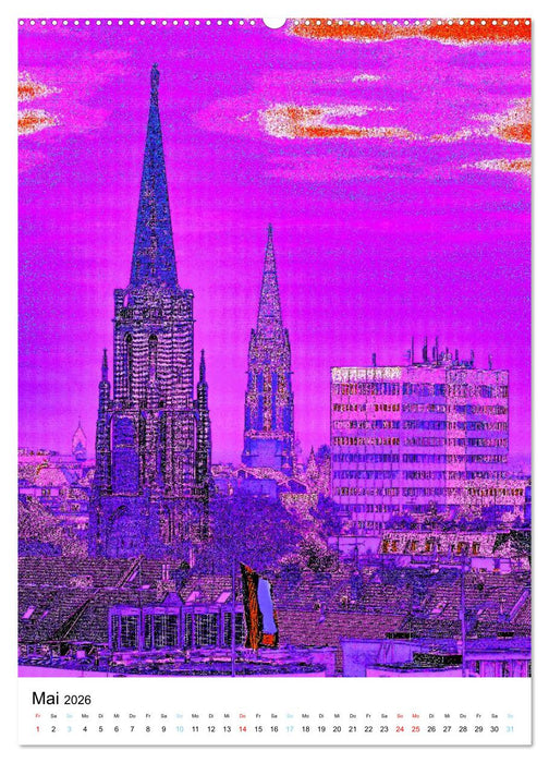 Köln "in Hochform" (CALVENDO Premium Wandkalender 2026)