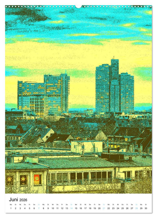 Köln "in Hochform" (CALVENDO Premium Wandkalender 2026)