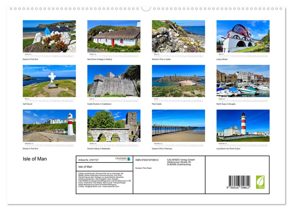 Isle of Man (CALVENDO Premium Wandkalender 2026)