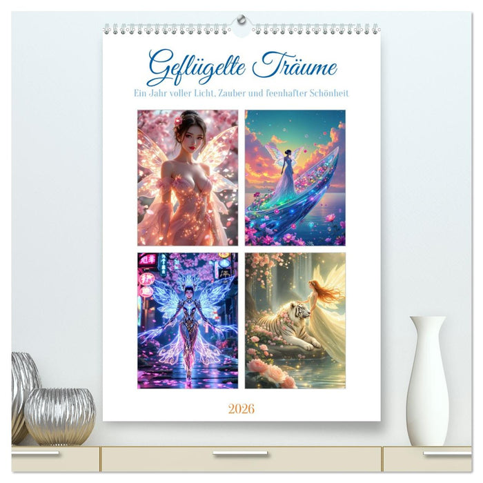 Geflügelte Träume (CALVENDO Premium Wandkalender 2026)