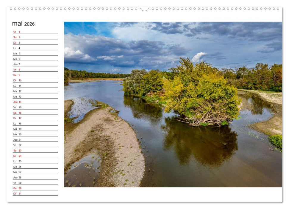 Les couleurs de l'Allier - Un affluent la Loire (CALVENDO Calendrier supérieur 2026)