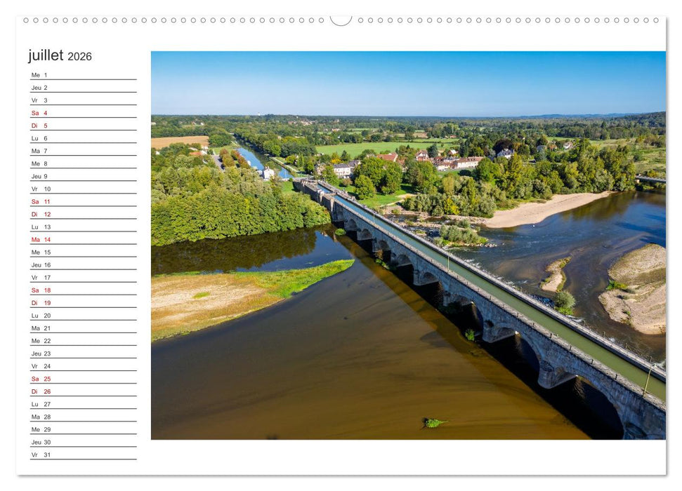 Les couleurs de l'Allier - Un affluent la Loire (CALVENDO Calendrier supérieur 2026)