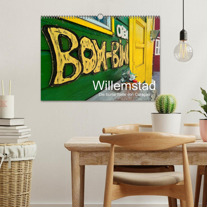 Willemstad - Die bunte Seite von Curaçao (CALVENDO Wandkalender 2026)