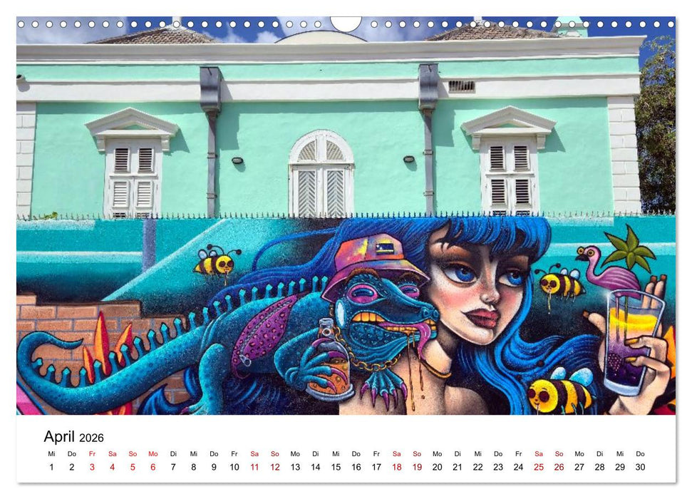Willemstad - Die bunte Seite von Curaçao (CALVENDO Wandkalender 2026)