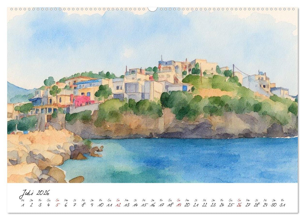 Kretas einladende Urlaubsorte (CALVENDO Premium Wandkalender 2026)