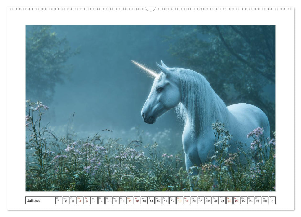 Elfen, Zauber, Drachen (CALVENDO Premium Wandkalender 2026)