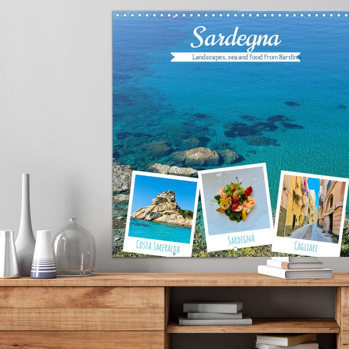 Sardegna - landscapes, sea and food from Sardinia (CALVENDO Monthly Calendar 2026)