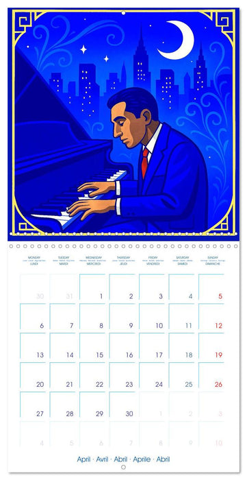 George Gershwin (CALVENDO Monthly Calendar 2026)