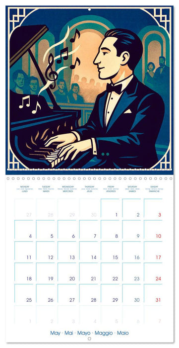 George Gershwin (CALVENDO Monthly Calendar 2026)
