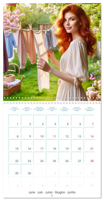 Tradwives (CALVENDO Monthly Calendar 2026)