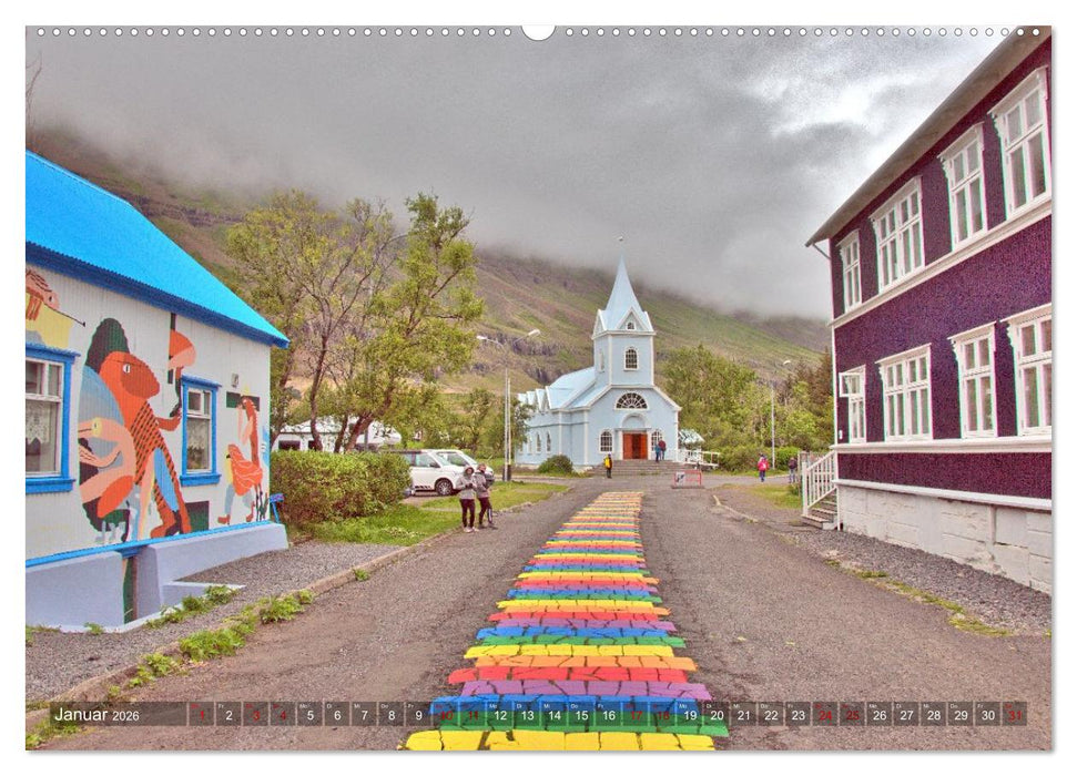 Island - Landschaften, Natur und Licht (CALVENDO Wandkalender 2026)