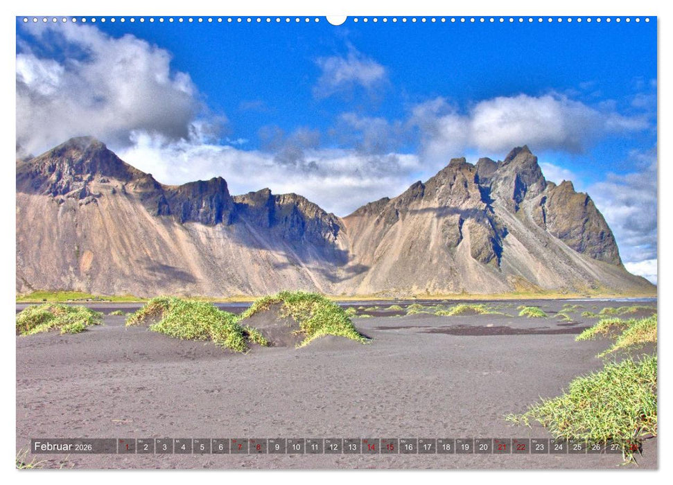 Island - Landschaften, Natur und Licht (CALVENDO Wandkalender 2026)