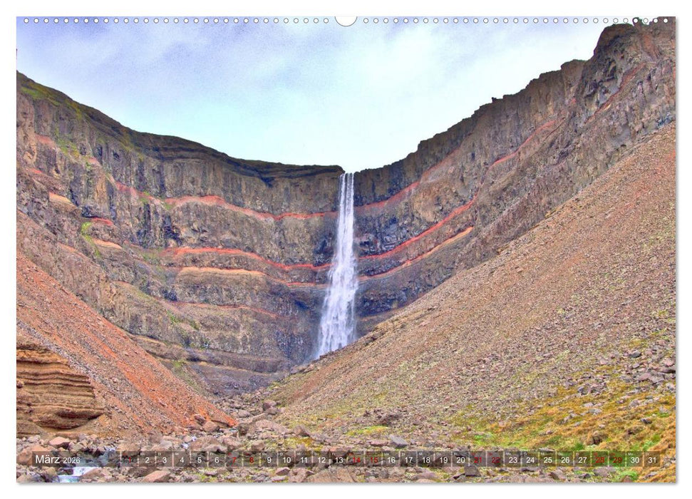 Island - Landschaften, Natur und Licht (CALVENDO Wandkalender 2026)