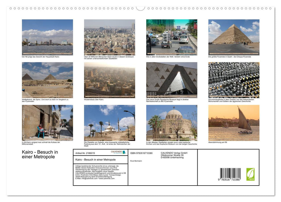 Kairo - Besuch in einer Metropole (CALVENDO Premium Wandkalender 2026)