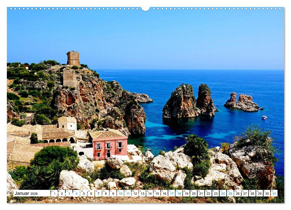 Sizilien - Nordwesten (CALVENDO Premium Wandkalender 2026)