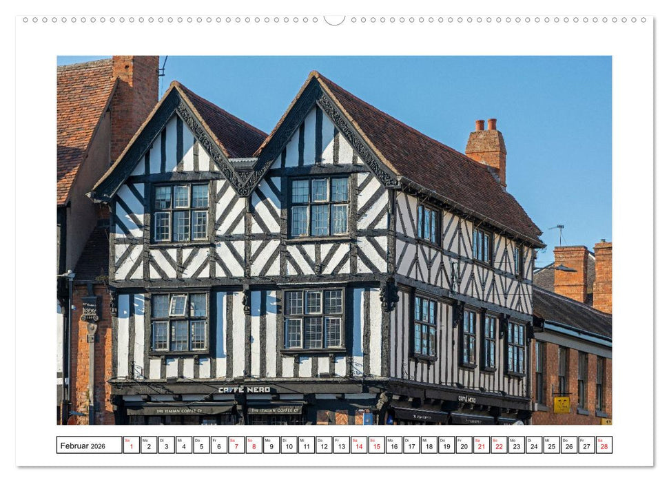 Stratford upon Avon - Shakespeare-Stadt (CALVENDO Premium Wandkalender 2026)