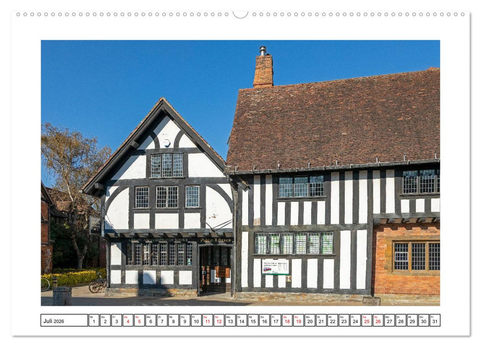 Stratford upon Avon - Shakespeare-Stadt (CALVENDO Premium Wandkalender 2026)
