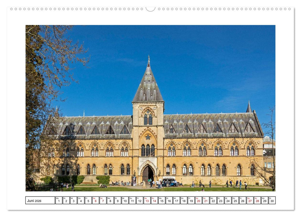 Sehenswertes in Oxford und Cambridge (CALVENDO Wandkalender 2026)