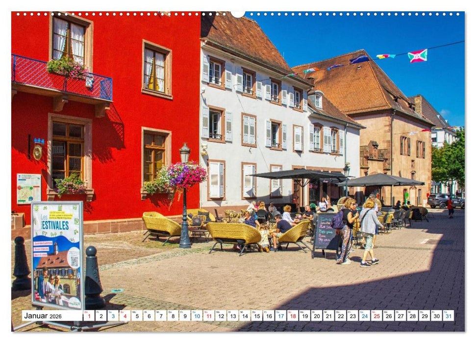 Haguenau - eine Perle im Nordelsass (CALVENDO Wandkalender 2026)