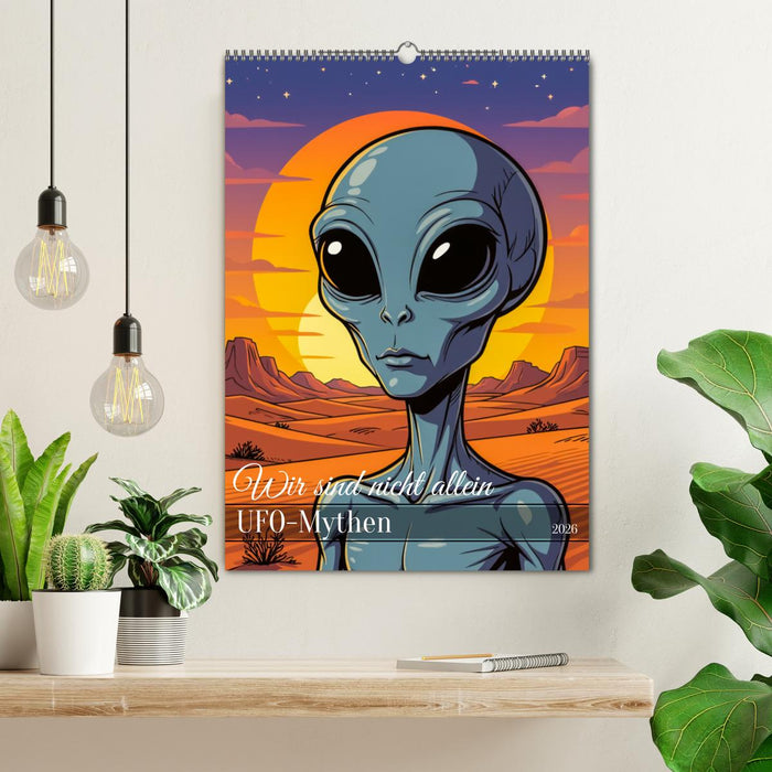 Wir sind nicht allein - UFO-Mythen (CALVENDO Wandkalender 2026)