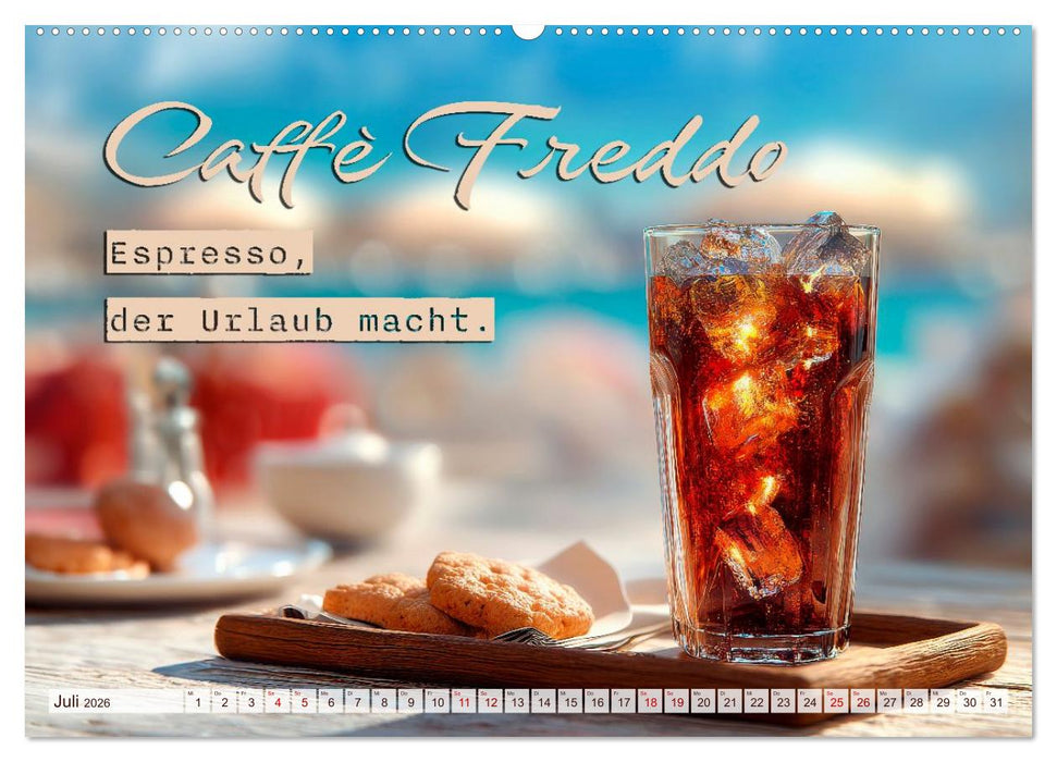 Kaffeemagie - Ein Jahr voller Genussmomente (CALVENDO Premium Wandkalender 2026)