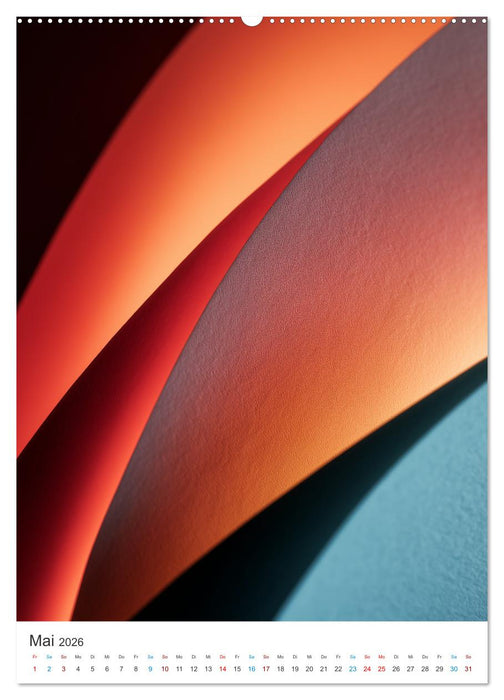 Minimalistische Kunstwerke (CALVENDO Premium Wandkalender 2026)