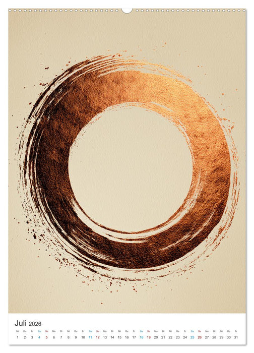 Minimalistische Kunstwerke (CALVENDO Premium Wandkalender 2026)