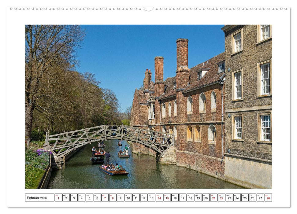 Sehenswertes in Oxford und Cambridge (CALVENDO Premium Wandkalender 2026)