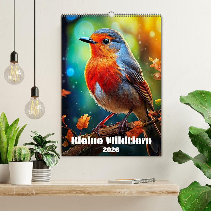 Kleine Wildtiere (CALVENDO Wandkalender 2026)
