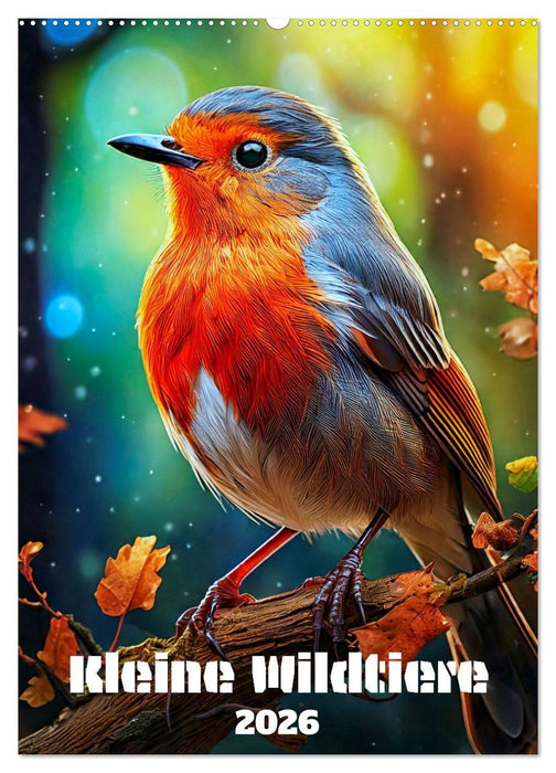 Kleine Wildtiere (CALVENDO Wandkalender 2026)