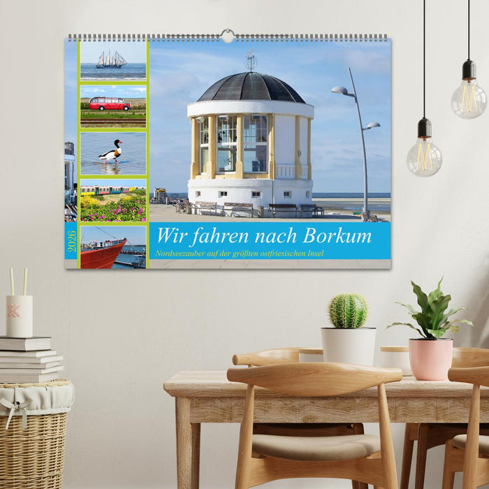 Wir fahren nach Borkum (CALVENDO Wandkalender 2026)