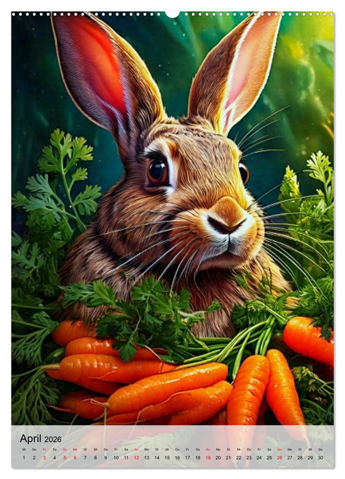 Kleine Wildtiere (CALVENDO Premium Wandkalender 2026)