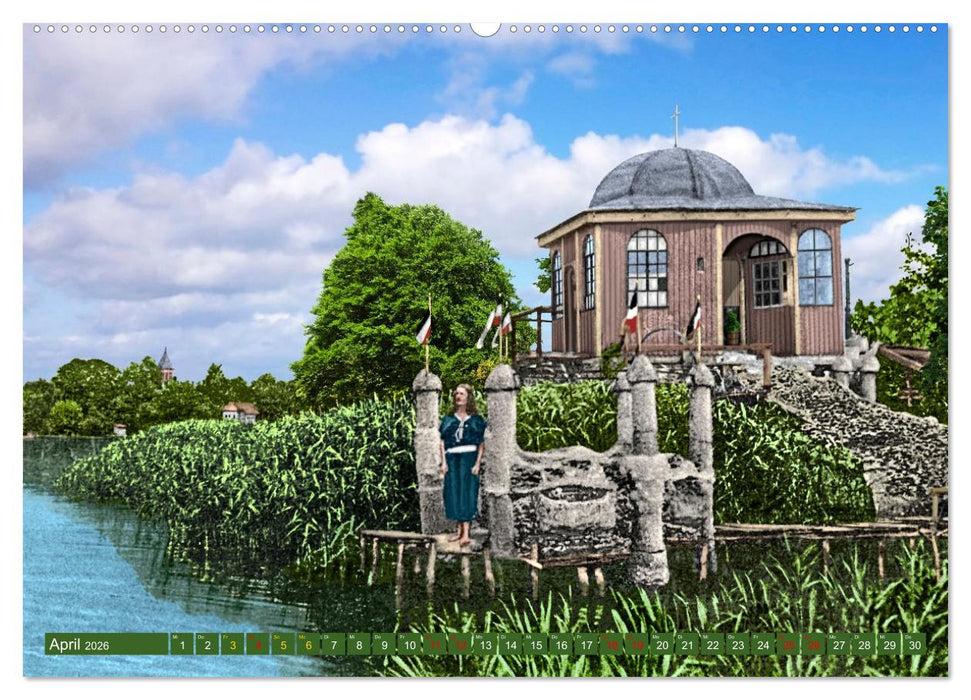 Altmark um 1900 - Orte zur Kaiserzeit in Farbe – kolorierte Fotografien (CALVENDO Wandkalender 2026)