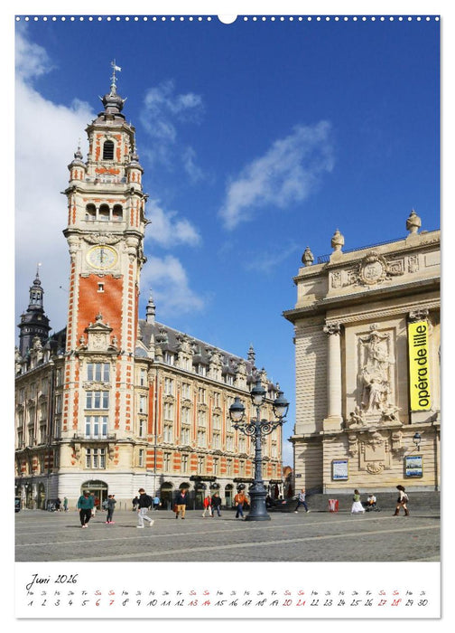 Lille - Faszinierende Metropole (CALVENDO Wandkalender 2026)