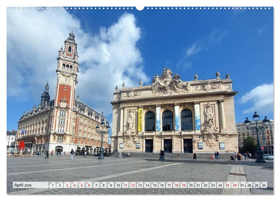 Lille - Charmante Metropole in Nordfrankreich (CALVENDO Wandkalender 2026)