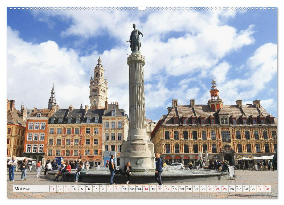 Lille - Charmante Metropole in Nordfrankreich (CALVENDO Premium Wandkalender 2026)