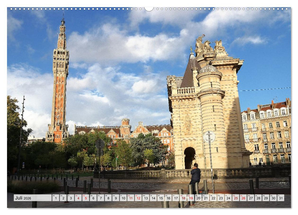 Lille - Charmante Metropole in Nordfrankreich (CALVENDO Premium Wandkalender 2026)