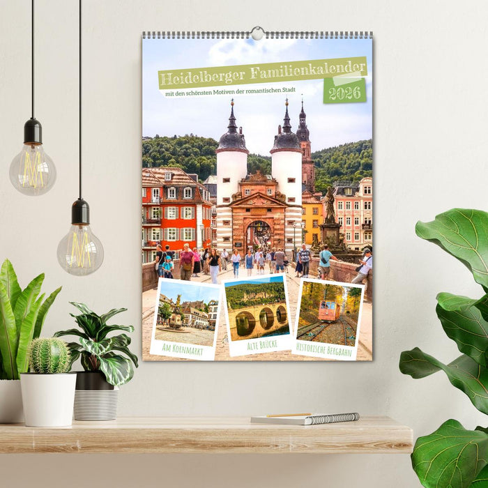 Heidelberger Familienkalender (CALVENDO Wandkalender 2026)