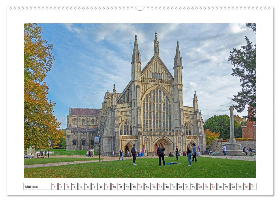 Sehenswertes in Englands Süden (CALVENDO Wandkalender 2026)