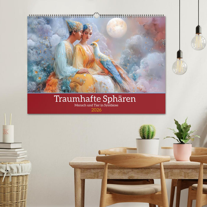 Traumhafte Sphären - Mensch und Tier in Symbiose (CALVENDO Wandkalender 2026)